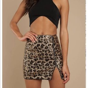 tobi sequins skirt (worn once)